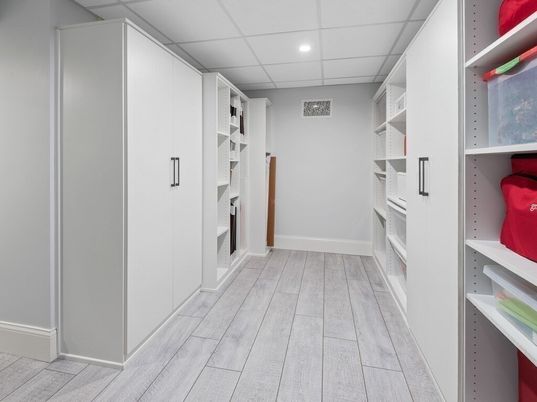 Interior, Recessed Lighting, Walk-in Closets, Wood Texture Flooring
