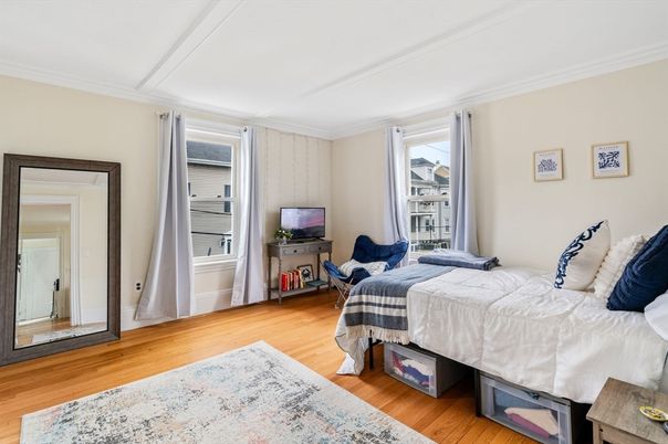 Bedroom, Interior, Wood Texture Flooring