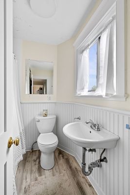 Bathroom, Interior, Wood Texture Flooring