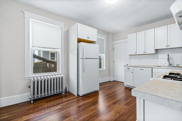 Interior, Kitchen, Wood Texture Flooring