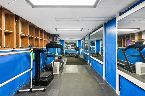 Fitness Equipment, Interior, Wooden Walls