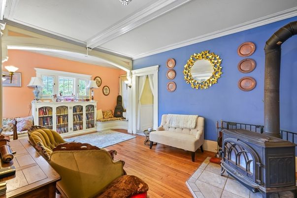Fireplace, Interior, Living room, Wood Texture Flooring