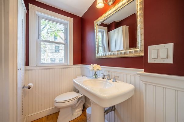 Bathroom, Interior, Wood Texture Flooring