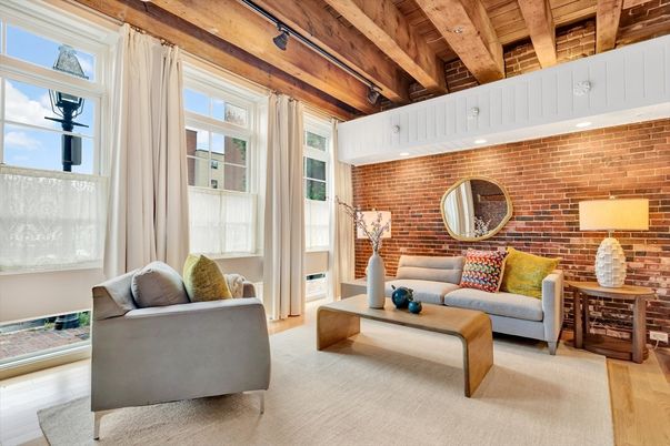 Interior, Living room, Stone Walls, Wooden Beams, Wooden Ceilings, Wood Texture Flooring