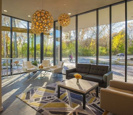 Interior, Living room, Pendant Lights, Recessed Lighting, Sun Room