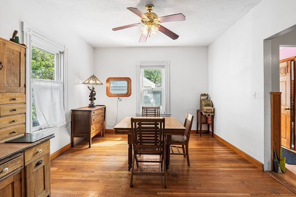 Dining room, Interior, Wood Texture Flooring