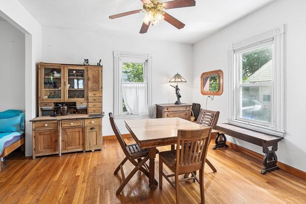 Dining room, Interior, Wood Texture Flooring