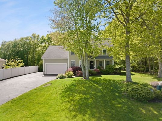 Attached, Backyard, Exterior, Facade, Cape Cod