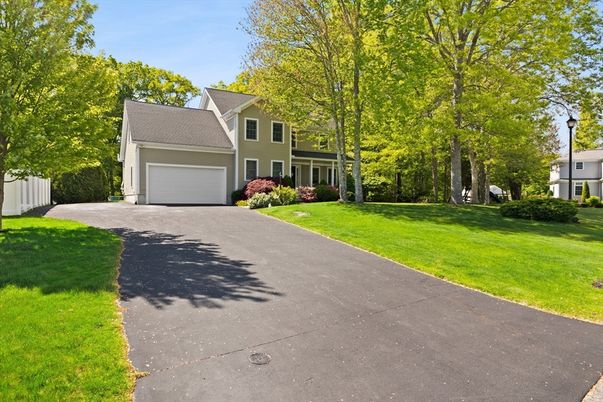Attached, Backyard, Exterior, Facade, Brick Facade, Farmhouse