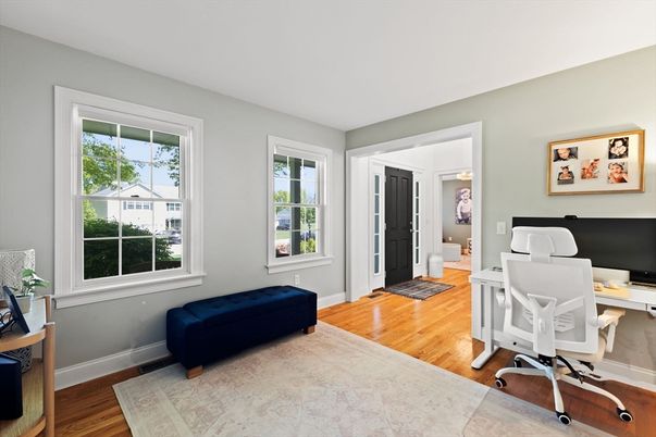 Home Office, Interior, Wood Texture Flooring
