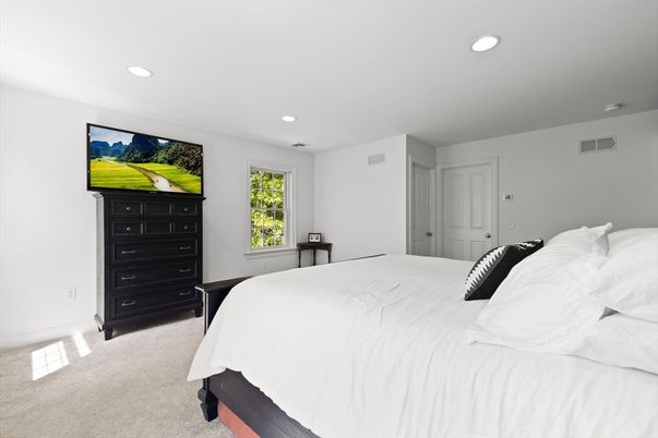 Bedroom, Interior, Recessed Lighting