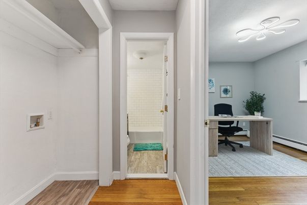 Home Office, Interior, Wood Texture Flooring