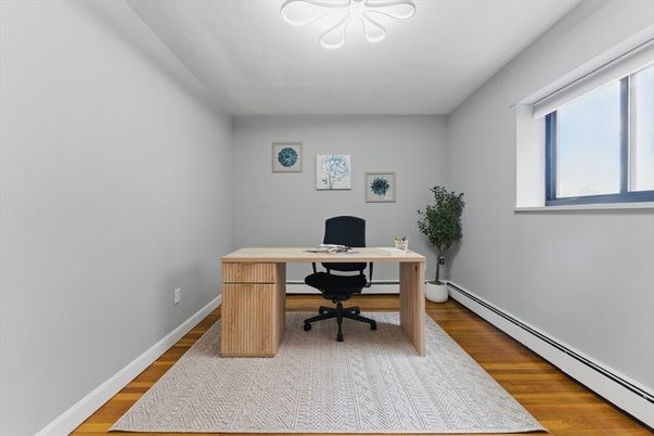 Home Office, Interior, Wood Texture Flooring