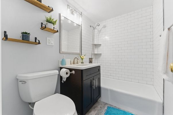 Bathroom, Interior, Wood Texture Flooring