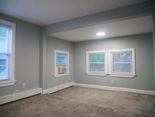 Empty room, Interior, Recessed Lighting