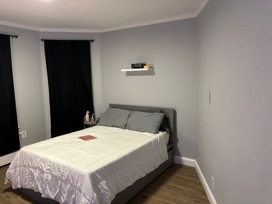 Bedroom, Interior, Wood Texture Flooring