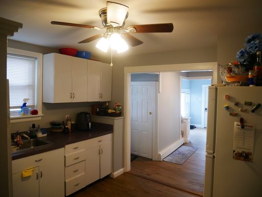 Interior, Kitchen, Wood Texture Flooring