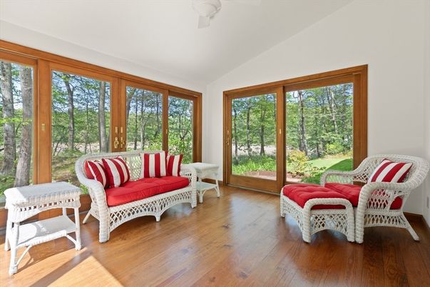 Interior, Sun Room, Wood Texture Flooring