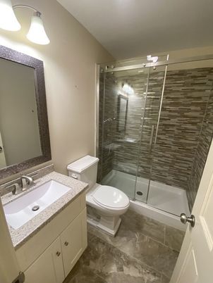 Bathroom, Glass Shower, Interior