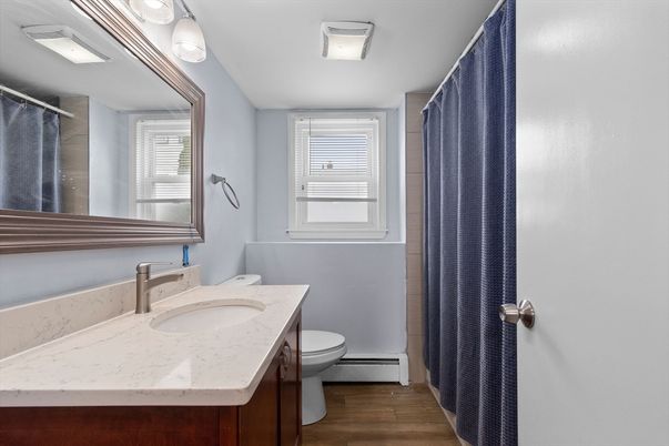 Bathroom, Interior, Wood Texture Flooring