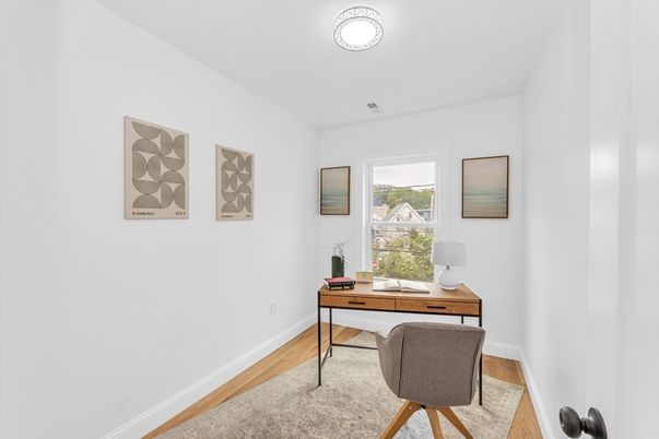 Home Office, Interior, Wood Texture Flooring