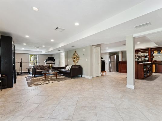 Interior, Living room, Recessed Lighting