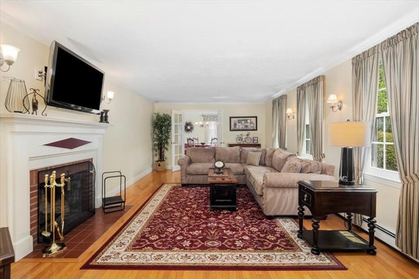 Fireplace, Interior, Living room, Wood Texture Flooring