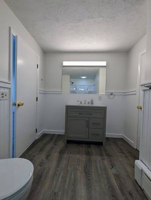 Bathroom, Interior, Wood Texture Flooring