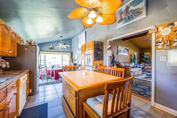 Dining room, Interior, Kitchen, Tile Countertops