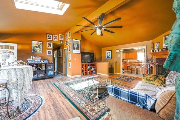 Fireplace, Interior, Living room, Wood Texture Flooring