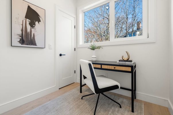 Home Office, Interior, Wood Texture Flooring