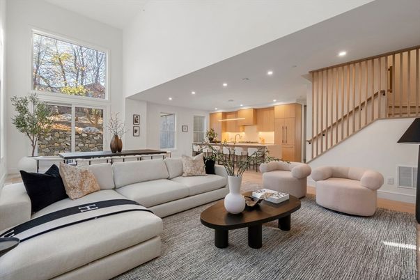 Interior, Kitchen, Living room, Recessed Lighting