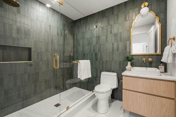 Bathroom, Glass Shower, Interior