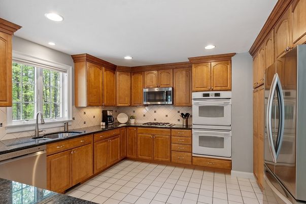 Interior, Kitchen, Recessed Lighting, Stainless Steel Appliances