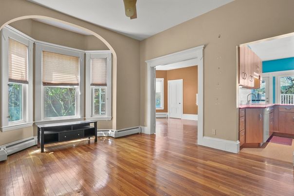 Interior, Kitchen, Wood Texture Flooring