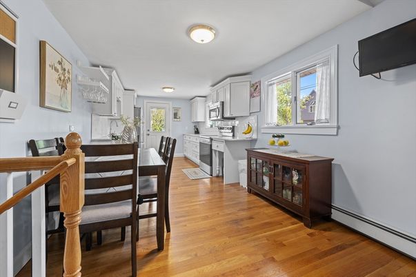 Dining room, Interior, Kitchen, Wood Texture Flooring