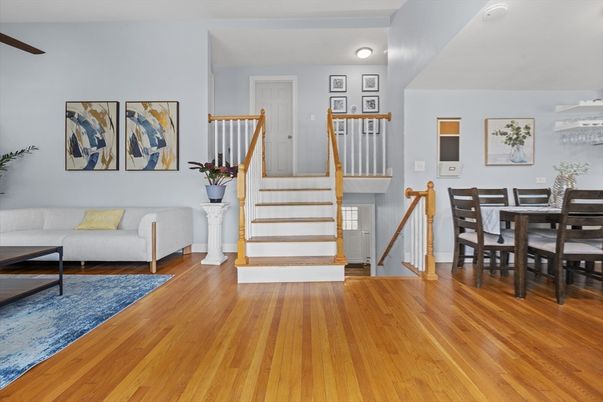 Dining room, Interior, Wood Texture Flooring