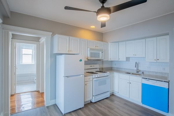 Empty room, Interior, Kitchen, Wood Texture Flooring
