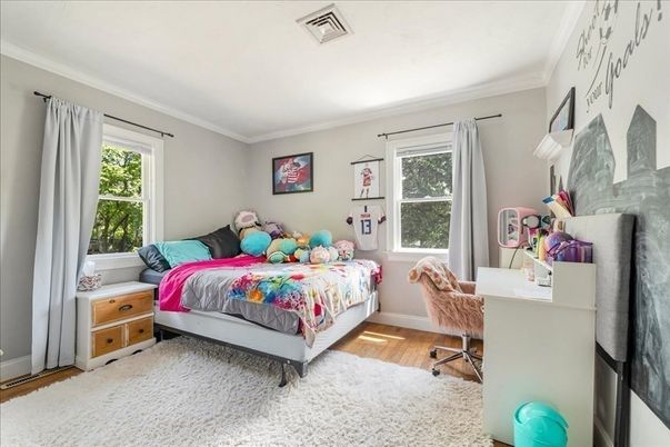 Bedroom, Home Office, Interior, Wood Texture Flooring
