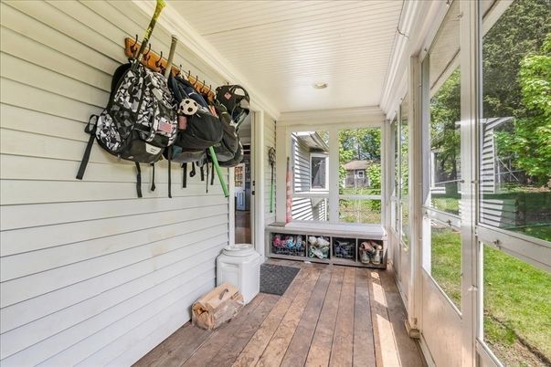 Interior, Sun Room, Wood Texture Flooring