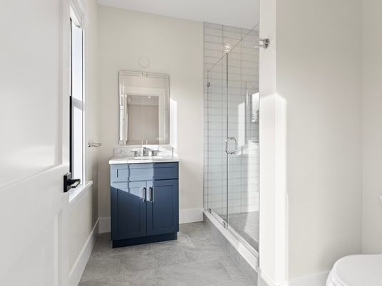 Bathroom, Glass Shower, Interior