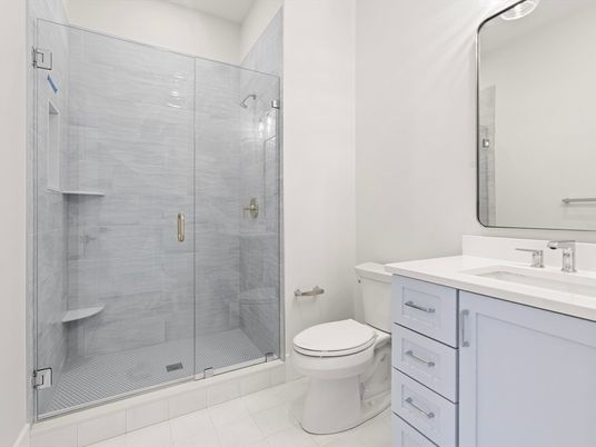 Bathroom, Glass Shower, Interior