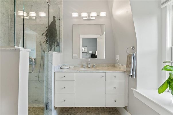 Bathroom, Glass Shower, Interior