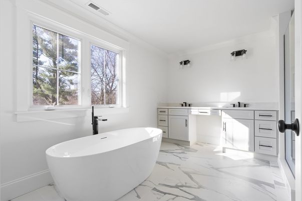 Bathroom, Free Standing Baths, Interior, Marble