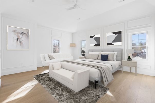 Bedroom, Interior, Wood Texture Flooring