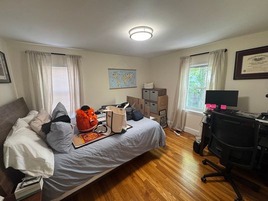 Bedroom, Home Office, Interior, Wood Texture Flooring