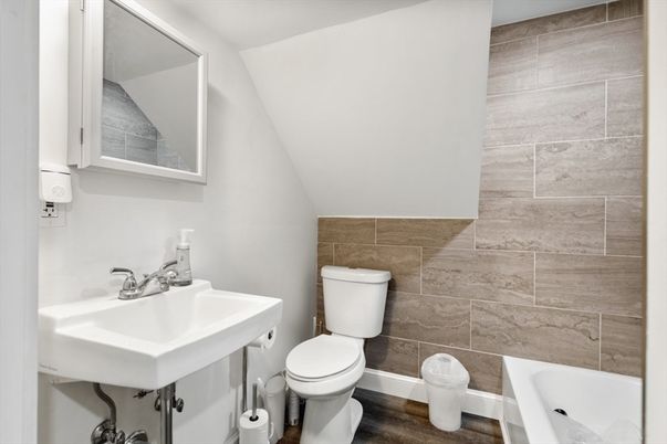 Bathroom, Interior, Wood Texture Flooring