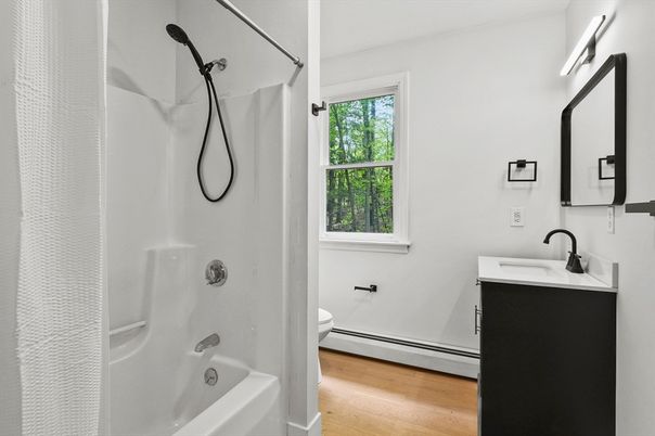 Bathroom, Interior, Wood Texture Flooring