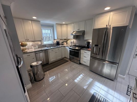 Interior, Kitchen, Recessed Lighting, Stainless Steel Appliances