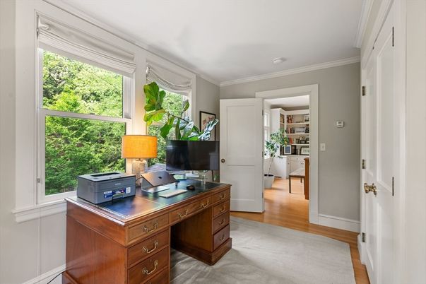 Home Office, Interior, Wood Texture Flooring